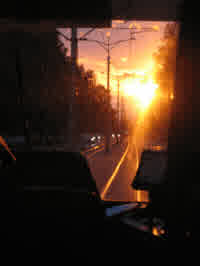 pretty view after 35 minute nap in public transport