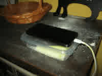 charging the phone pigs couldnt confiscate