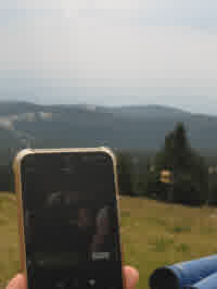 listening to clairo on the top of kopaonik