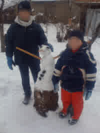 boki and me standing proud