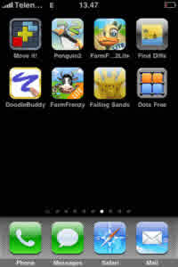 random homescreen screenshot